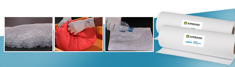 High absorption and liquid-trapping performance - BIODEGRADABLE SUPER-ABSORBENT UNIVERSAL