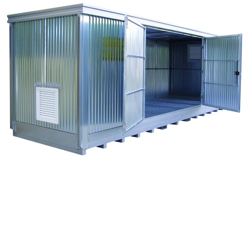 SECURITY STORAGE CONTAINER FOR OUTDOOR USAGE 'OPEN SPACE' CARBON STEEL
