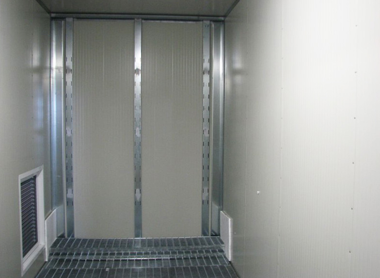 Box coibentato REI/EI 120 climatizzato per stoccaggio Vernici