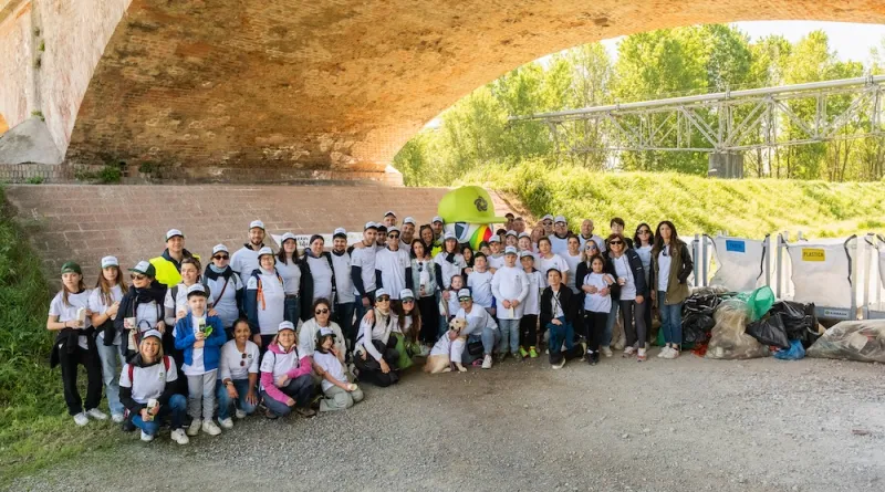 #Green4Life, a Piacenza raccolti 212 kg di rifiuti lungo il fiume Trebbia
